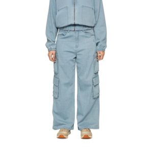 Celana WOMEN BREE DENIM CARGO PANTS